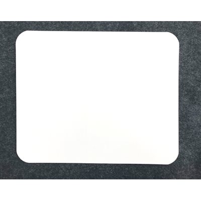 Stick-on number panel (white) 9" x 7-1 / 4"