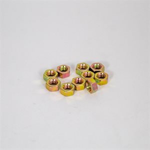 Jam Nuts, 8mm Left Hand (10 pack)