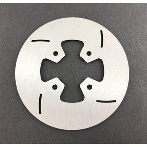 MCP Slotted Steel Brake Disc, 3 / 16" x 7.1"