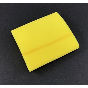 Prefilter, foam 3-3 / 4" x 6" (yellow)
