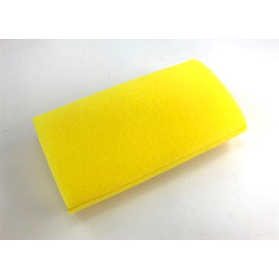 Prefilter, foam 3-1 / 2" x 8" (yellow) 65 ppi